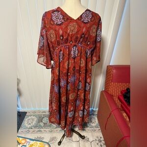 Maurices women’s beautiful dress size 2X boho in excellent condition